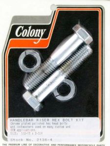 HANDLEBAR RISER BOLT KIT 2 3/4